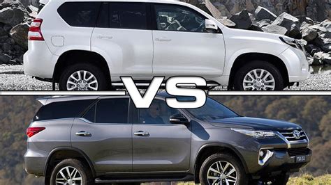 land cruiser prado vs fortuner